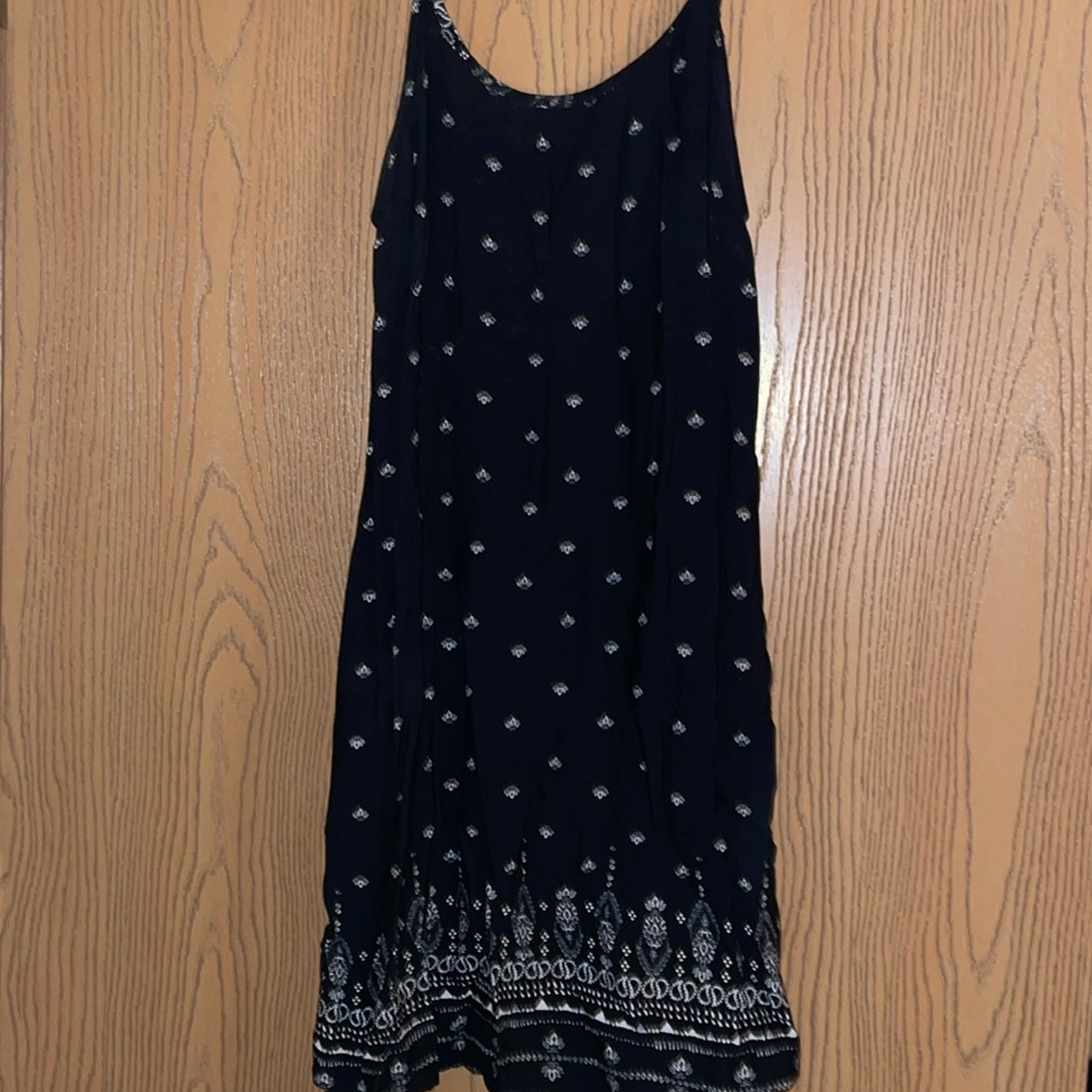Black summer flowy dress! Size S